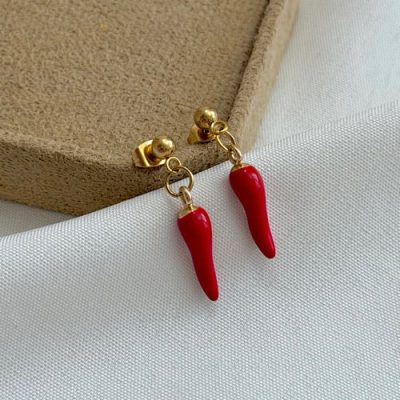 گوشواره فلفل قرمز