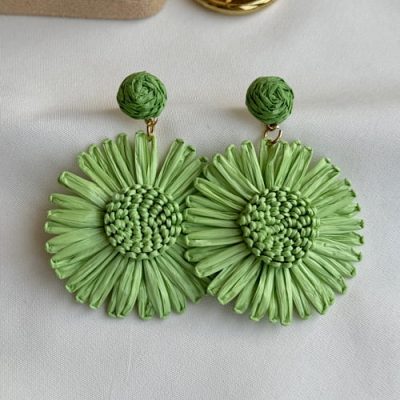 گوشواره کنفی سبز خورشیدی