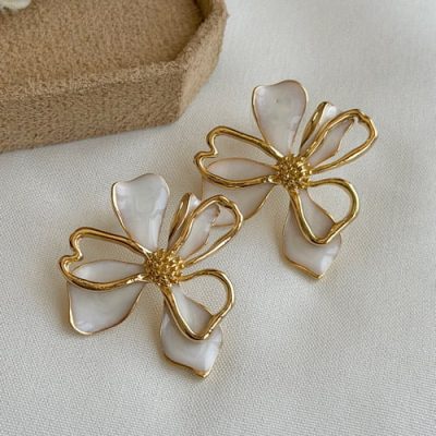 گوشواره صدفی دلنا